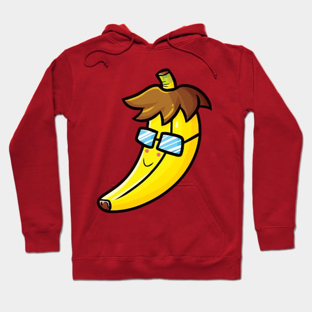 Cute Stylish Banana Hoodie by Jocularity Art